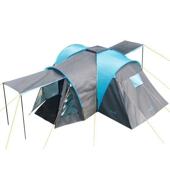 Skandika Hammerfest 4 Plus tente dôme - bleu