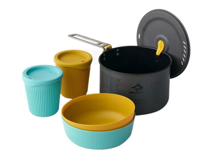 Sea to Summit Ultralight Set de Cuisine One Pot 2P 5 Pièces 2L