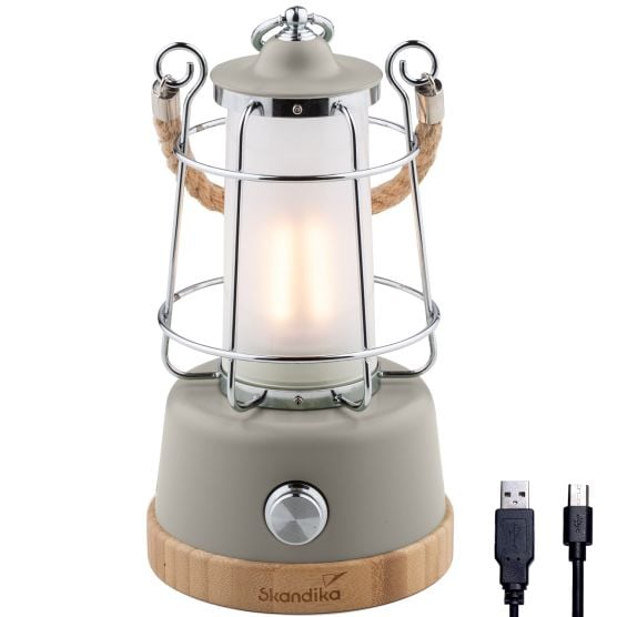 Skandika Kiruna Lampe de camping - beige