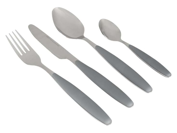 Gimex Soft Touch Couverts 16 Pièces - Gris
