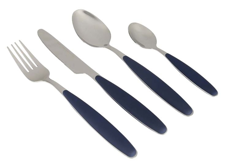 Gimex Soft Touch Couverts 16 Pièces - Bleu