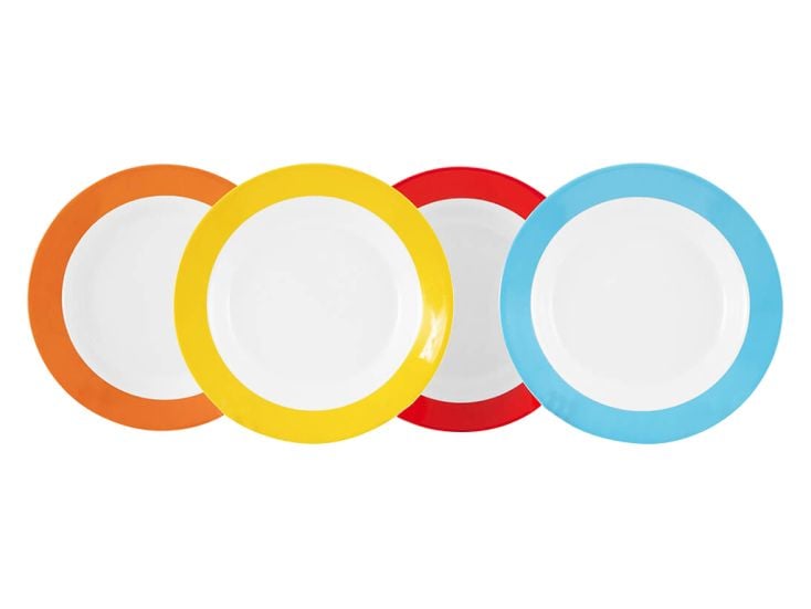 Gimex Colour Line Assiette creuse 4 Pièces - Rainbow