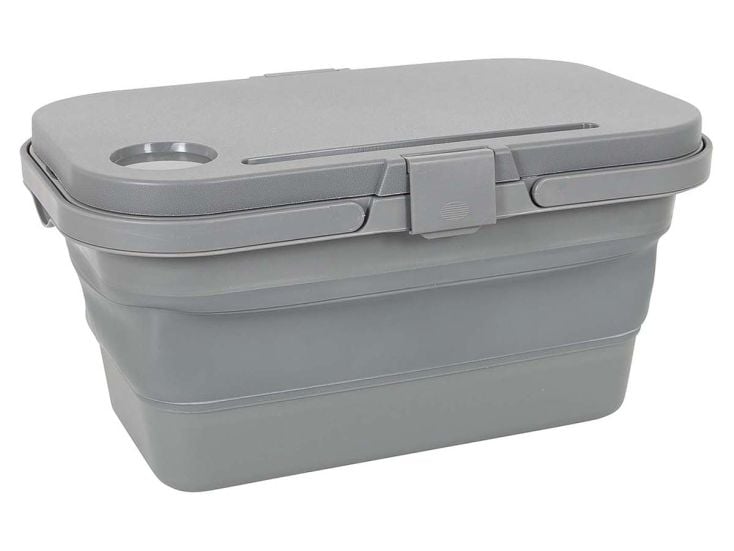 Bo-Camp Box pliable avec plateau de table 17 Litres