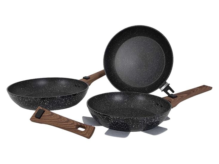 Gimex Lot de Poêles Induction 3 Pièces