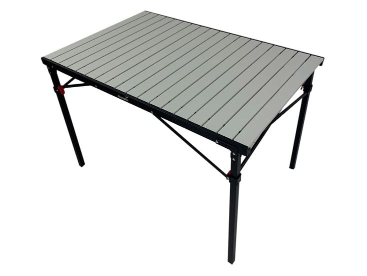 Skandika Maikku table pliante aluminium – Noir