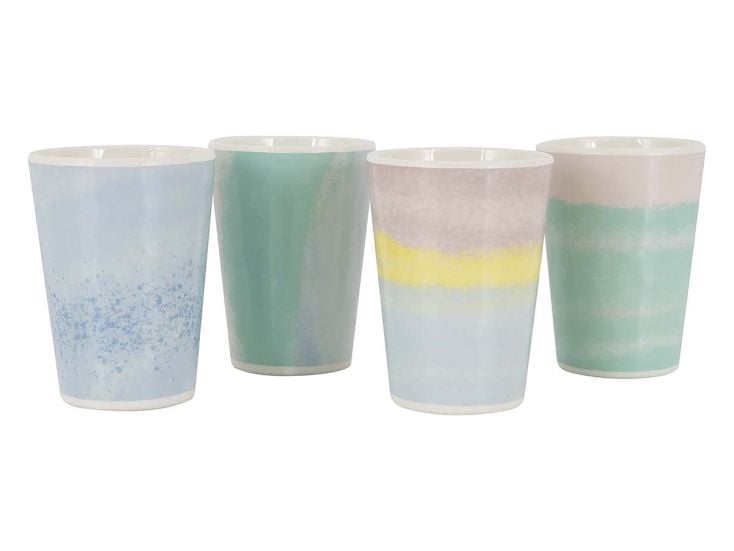Bo-Camp Pastel Barfleur Tasse  4 Pièces