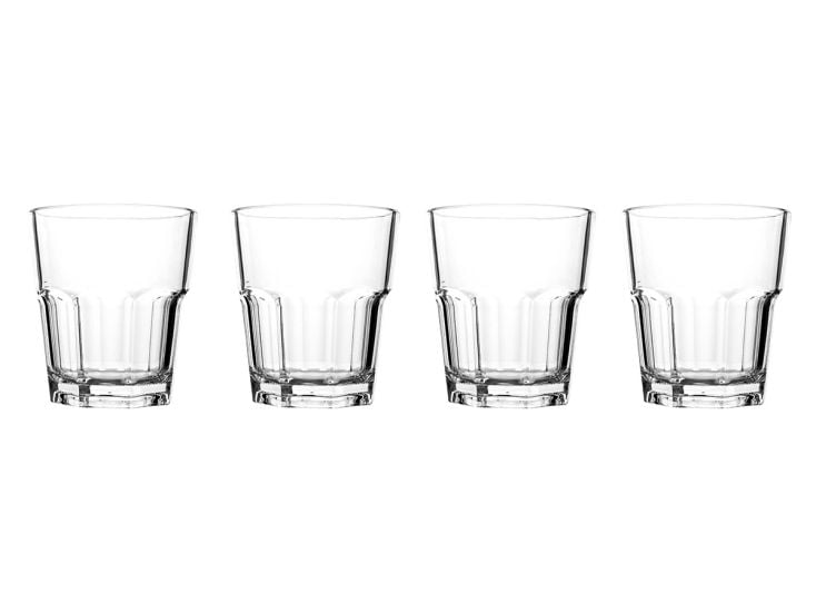 Bo-Camp Verre à vin Polycarbonate 200 ml 4 Pièces