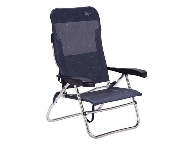 Crespo Fauteuil de plage AL/223 Bleu foncé
