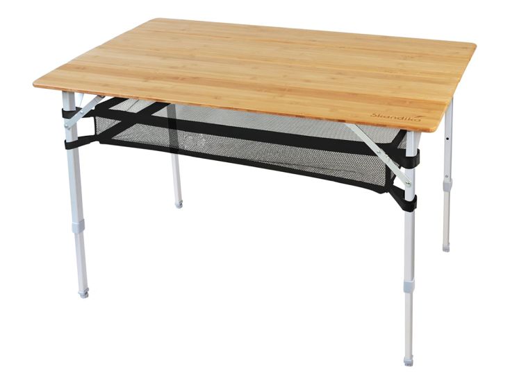 Skandika Tolja table de camping - bamboo 100 x 65