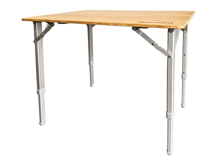 Skandika Tolja 65 x 50 table de camping  bambou