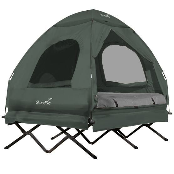 Skandika Haug Lit de camp - Vert