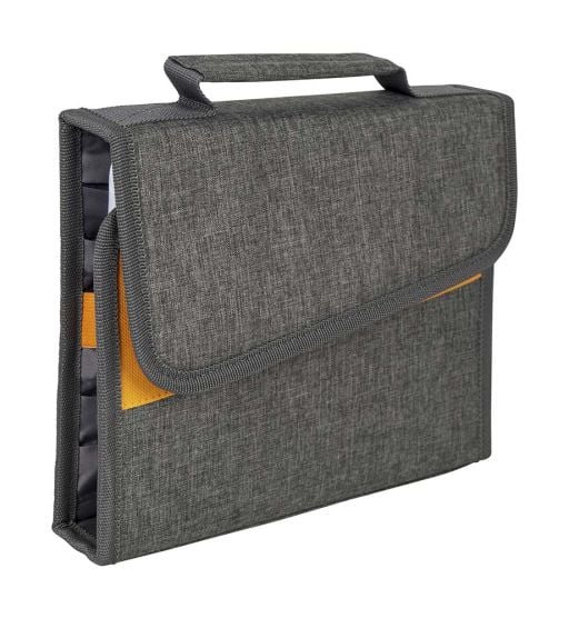 Bo-Camp Couverts Pique-nique Pochette 17 Pièces 4 Personnes Gris