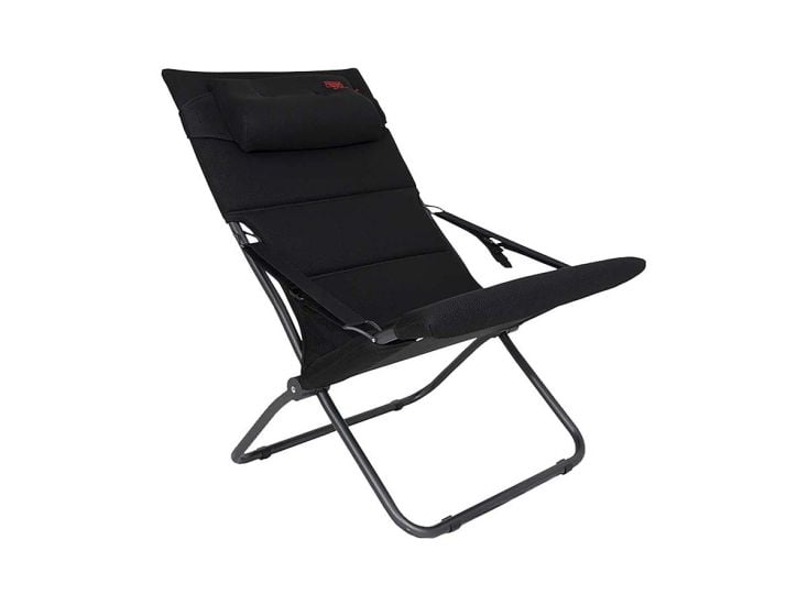 Crespo Lit bain de soleil AP/263 Air-Deluxe Noir