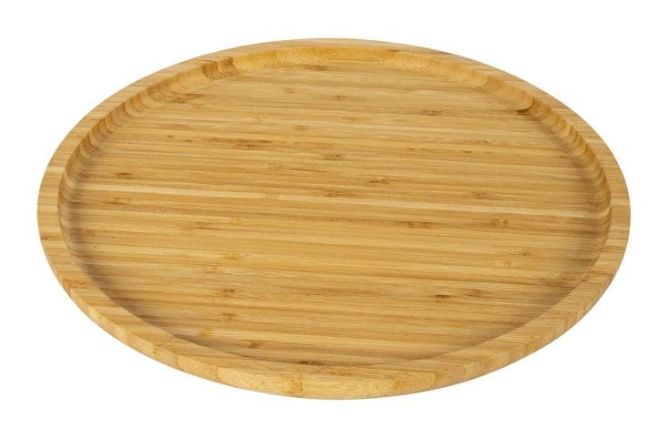 Bo-Camp Assiette de service Bambou 2 Pièces