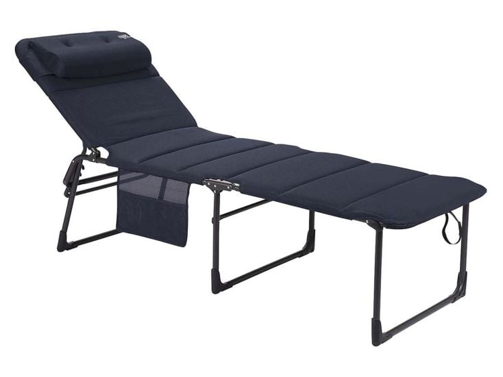 Crespo Lit bain de Soleil AP/363 Air-Deluxe - Bleu