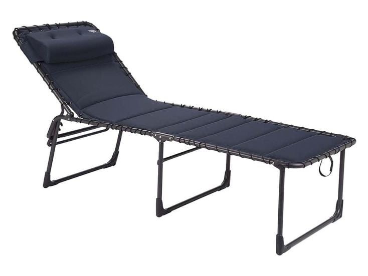 Crespo Lit bain de soleil AP/364 Air-Deluxe - Bleu