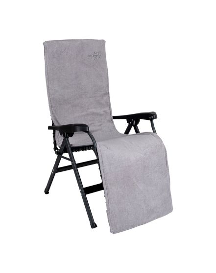 Bo-Camp Toile de chaise L Universel Tissu éponge rembourré Gris