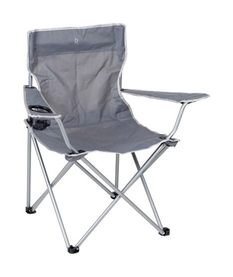 Bo-Camp Chaise pliante Compacte Gris