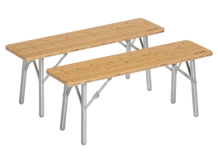 Skandika Tolja Banc pliant bambou set de 2