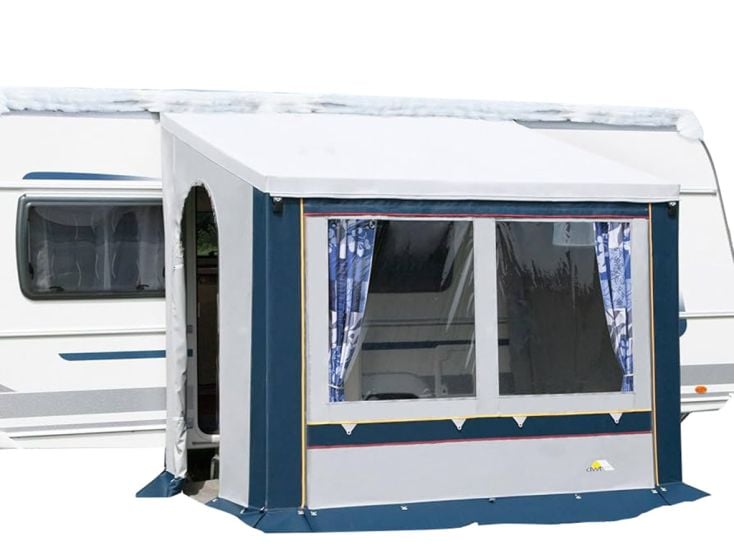 DWT Cortina II 200 x 150 cm Tente partielle pour caravane - Blue