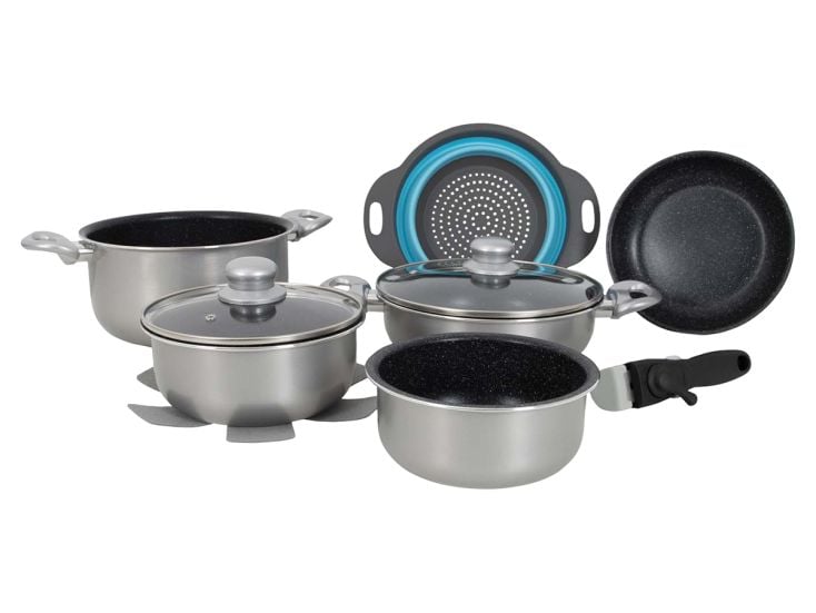Gimex Ensemble batterie de cuisine Induction 9 Pièces