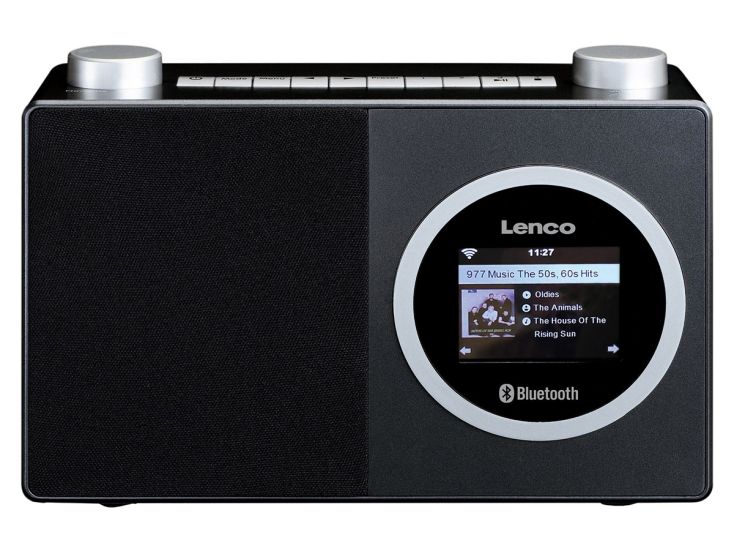 Lenco DIR-70BK Radio internet - Noir,Argent