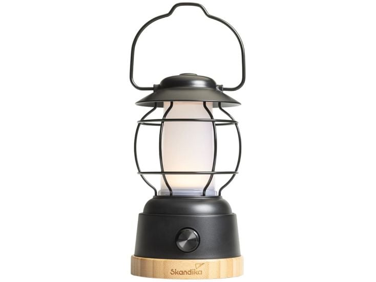 Skandika Kiruna Jord LED lampe rétro avec powerbank