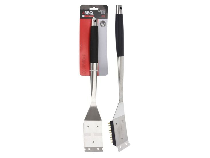 BBQ 46 cm brosse et grattoir à barbecue Inox