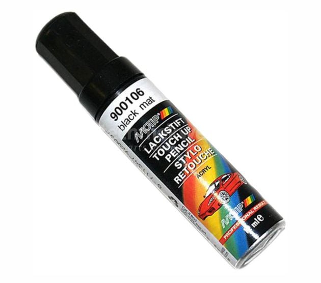 Bâton de peinture Motip noir mat 12 ml