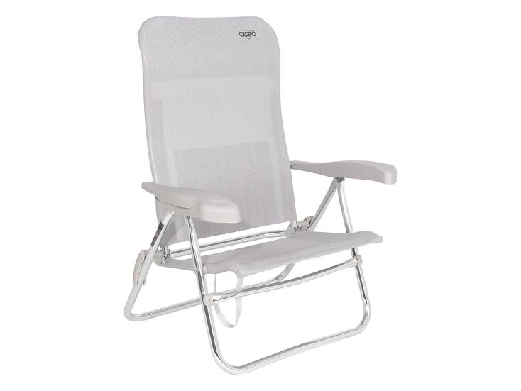 Crespo Fauteuil de plage AL/205 Gris clair