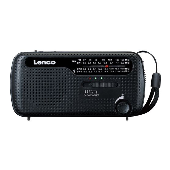 Lenco MCR-113BK Radio d'urgence