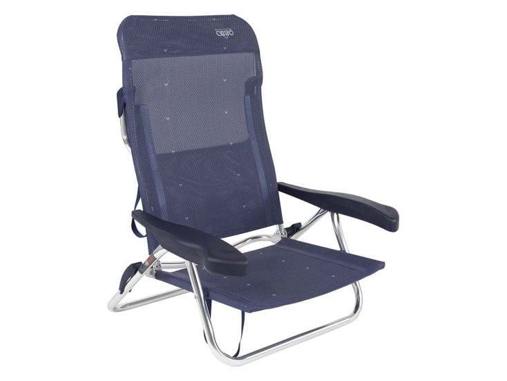 Crespo Fauteuil de Plage AL/221 Gris foncé