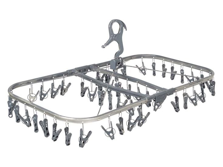 Bo-Camp Étendoir à linge Pliable 48 piquets