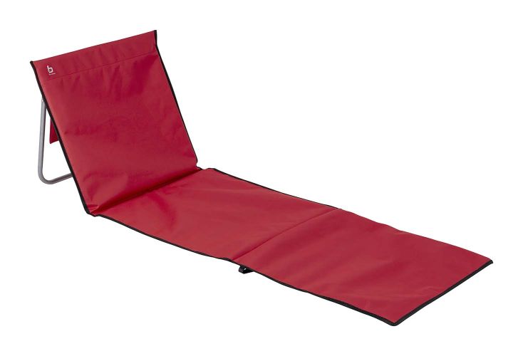 Bo-Camp Tapis de plage/Matelas de plage Lota Polyester Rouge