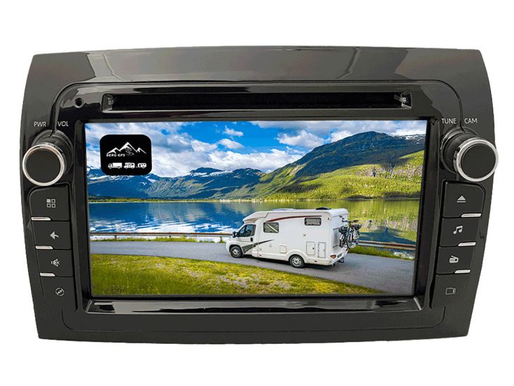 BergGPS Fiat Ducato DAB+ Radio Camper Navigation avec CarPlay