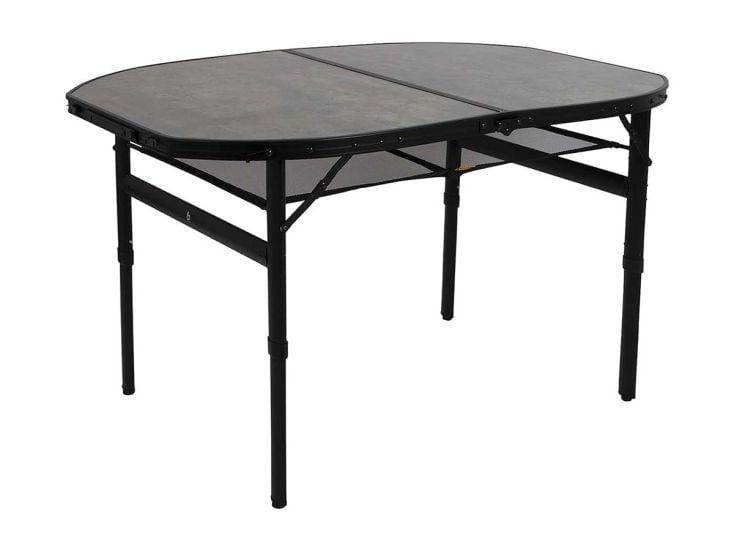 Bo-Camp Industrial Table Northgate Ovale Modèle malette 120x80 cm
