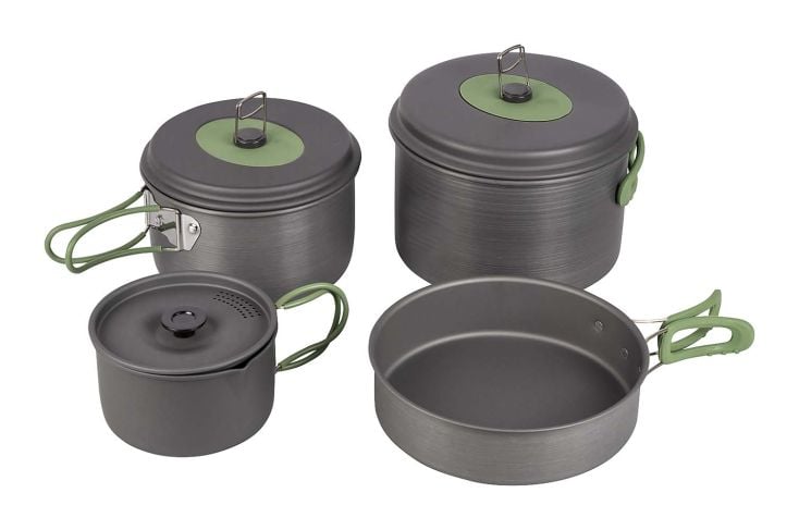 Bo-Camp Batterie de cuisine Explorer XL 4 Pièces