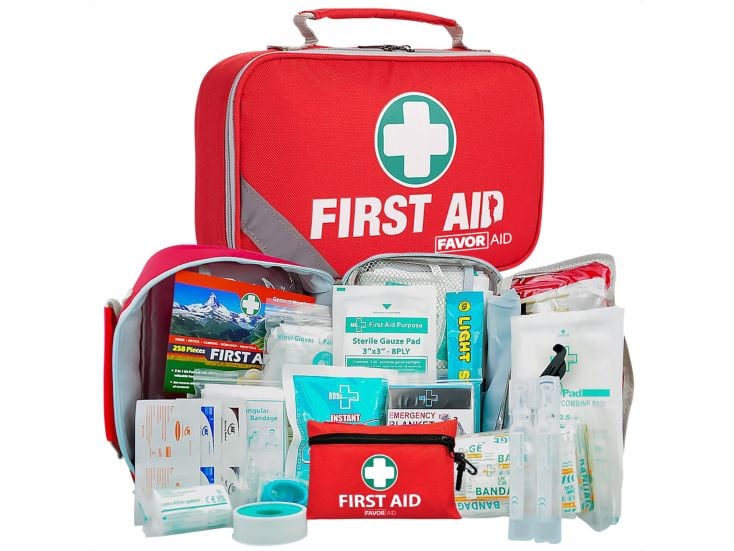 Favoraid Complete Trousse de premiers secours – 258 pièces