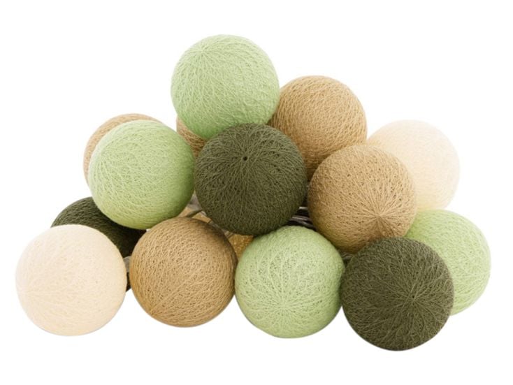 Cotton Ball Lights Outdoor Starter Kit guirlande - Rana
