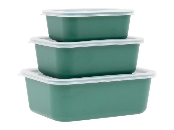 Bo-Camp RPET Boîtes de rangement - 3 Pièces