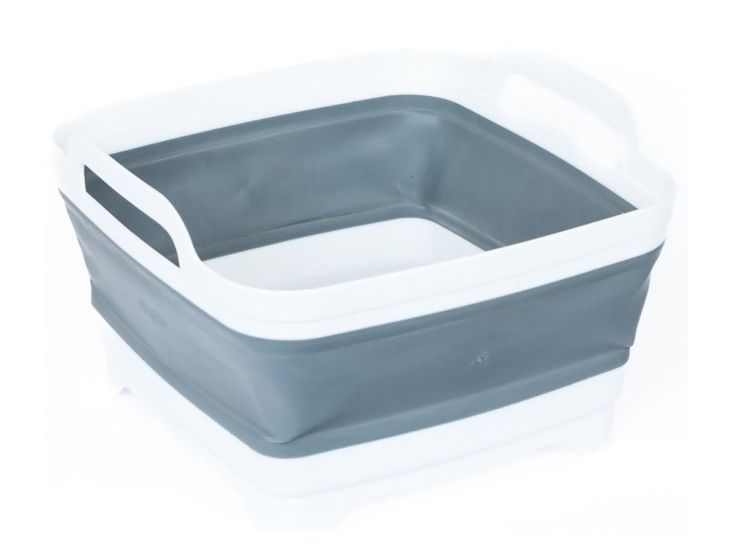 EveBase Bac à Linge Pliable avec Évacuation d'Eau
