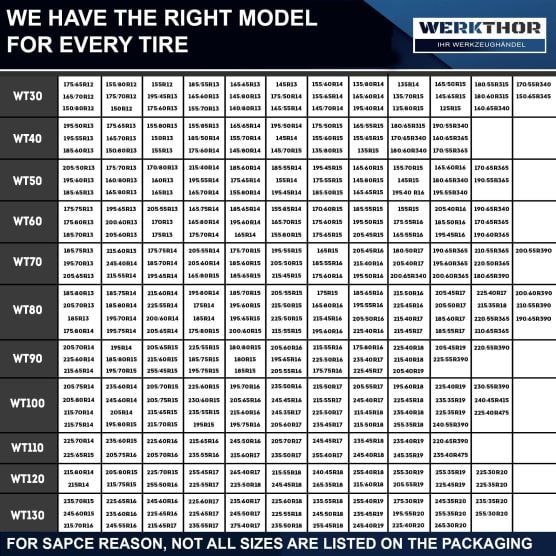 Werkthor WT40 Chaînes Neige