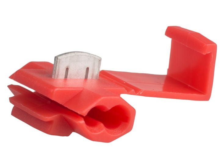 Connecteur de dérivation 0,5 - 1,5 mm² rouge jeu de 4 pièces
