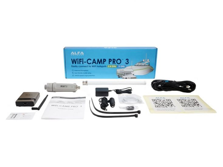 Alfa WiFi-Camp Pro 3 amplificateur WiFi