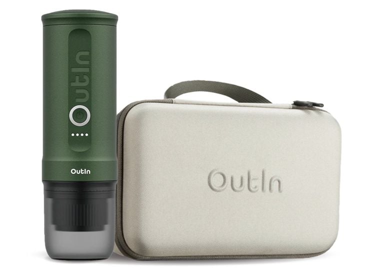 Outin Nano espresso machine avec étui de protection - Vert