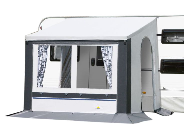 DWT Cortina III gris 220x180 cm Tente partielle pour caravane