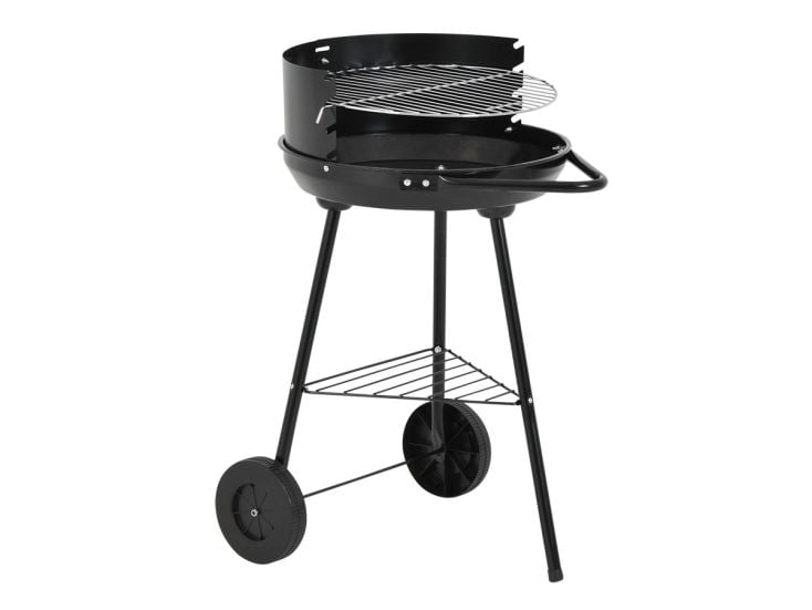 Barbecue à charbon semi-ouver