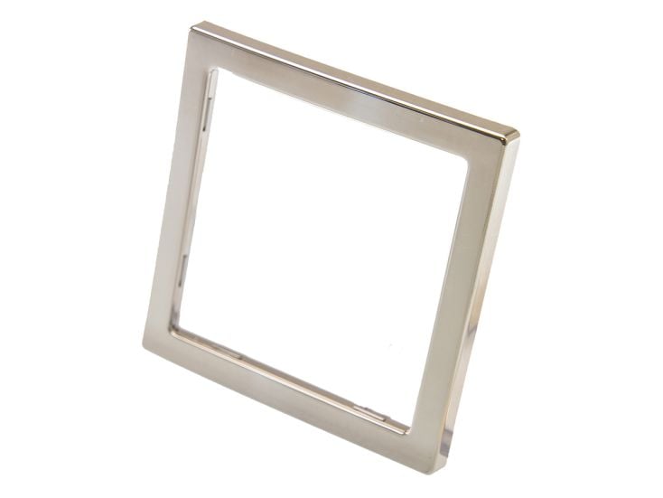 BBA plaque simple - Chrome