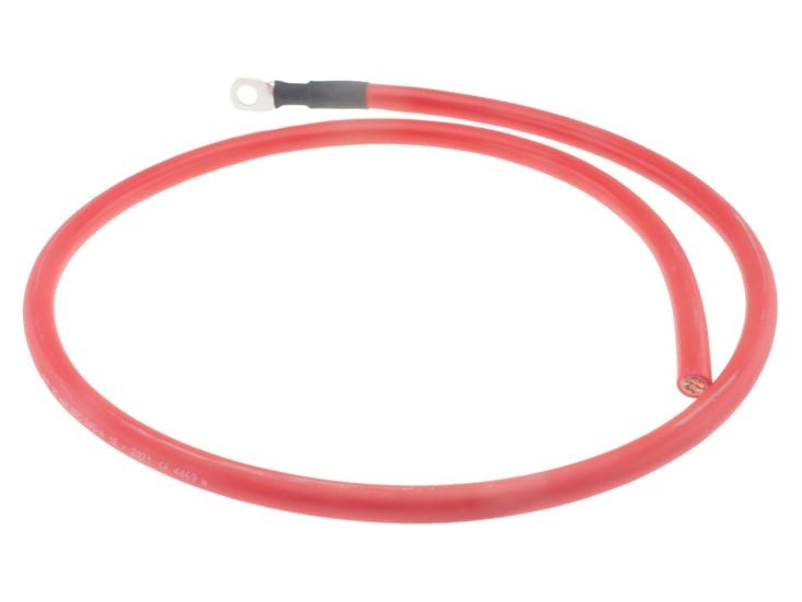 BBA câble de batterie 25 mm 100 cm - Red