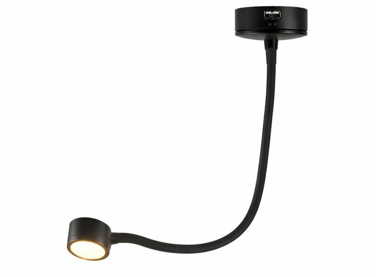 Cantanzaro spot LED flexible avec USB